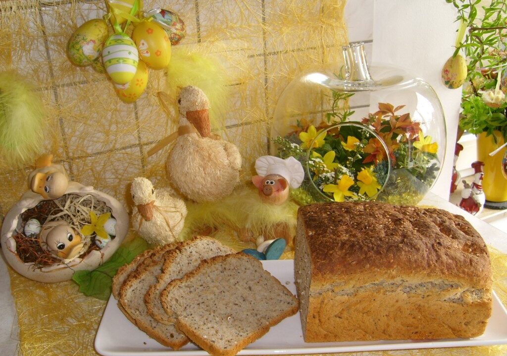 Boerenbrood met vogelzaad