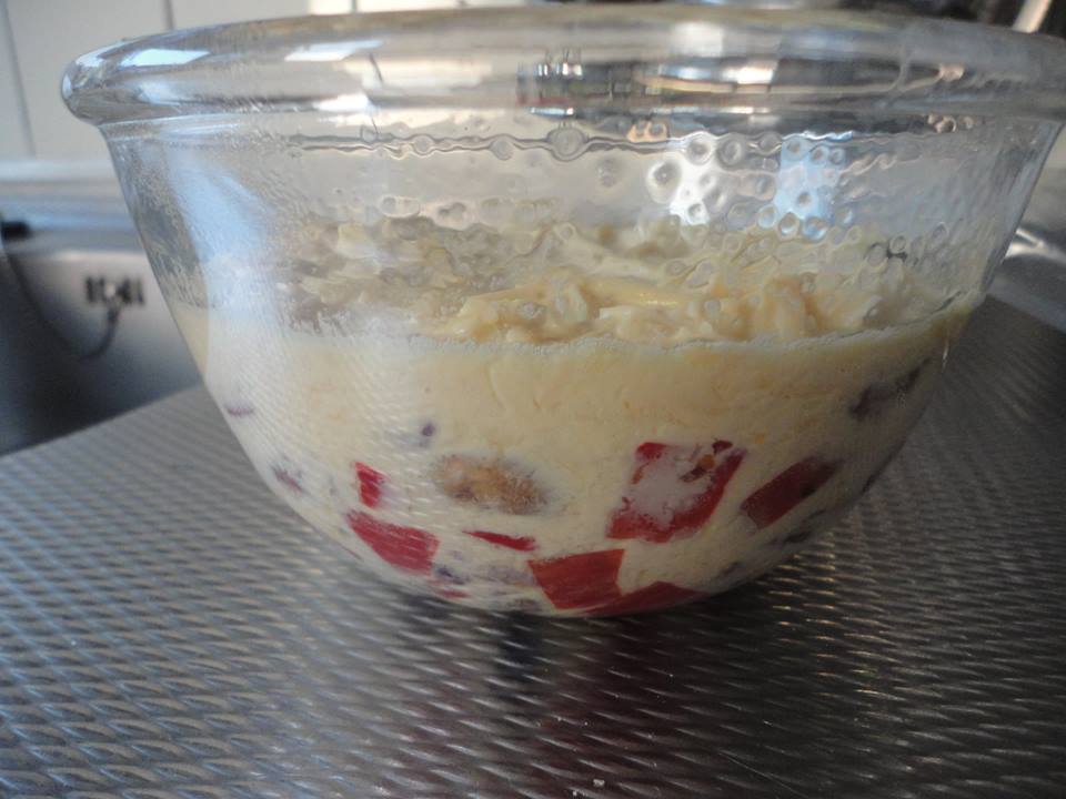 Groentetaart met spekkies
