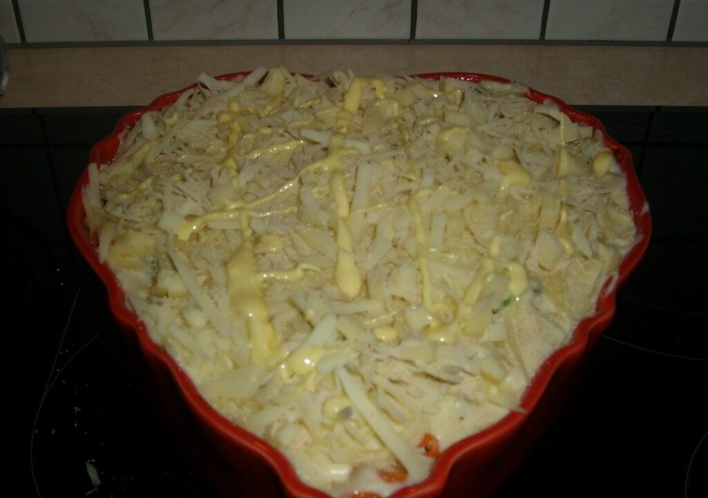 Ovenschotel op de boeren buiten