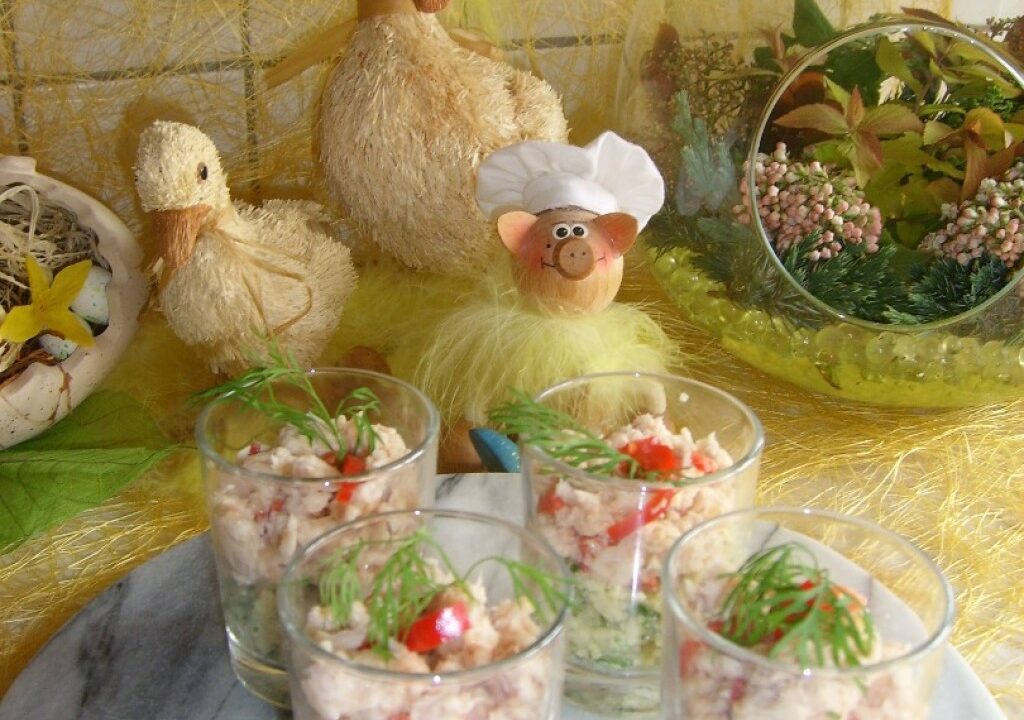 Hapje: couscous met gerookte forel
