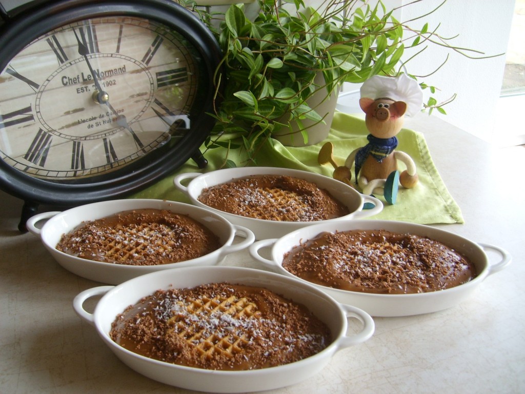 Dessert: vanille pudding met verrassingen