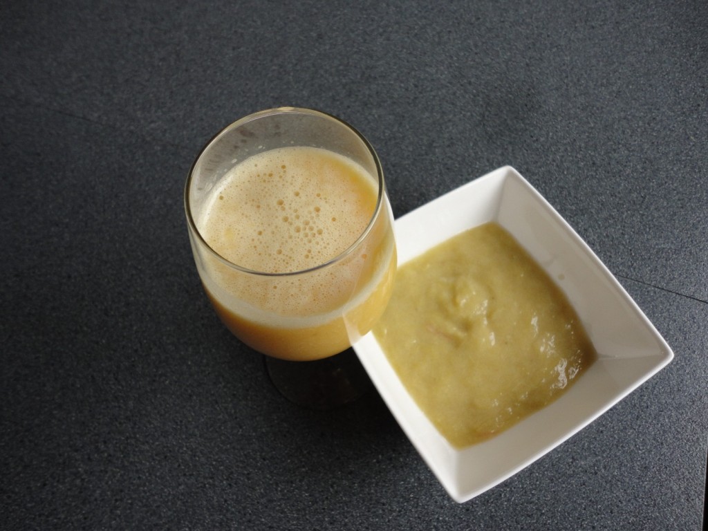 Rabarberbanaanmousse