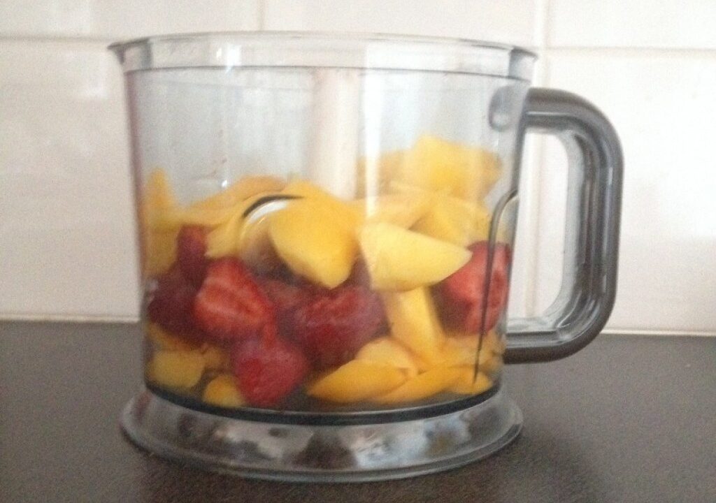 Aardbeien fruit smoothie