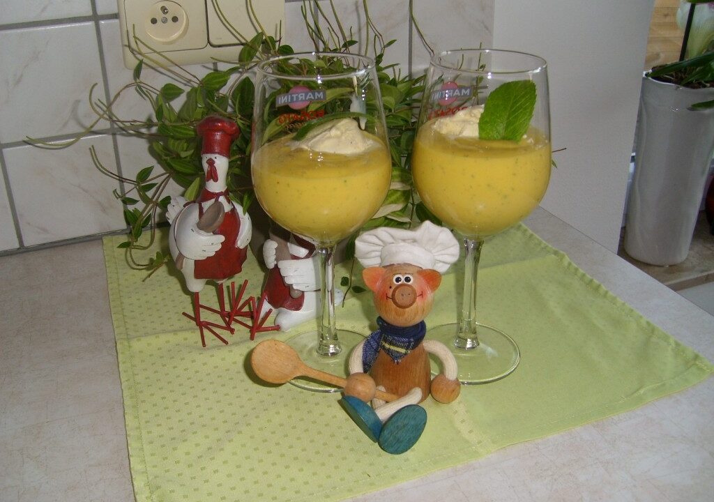 Dessert: surprise van mango