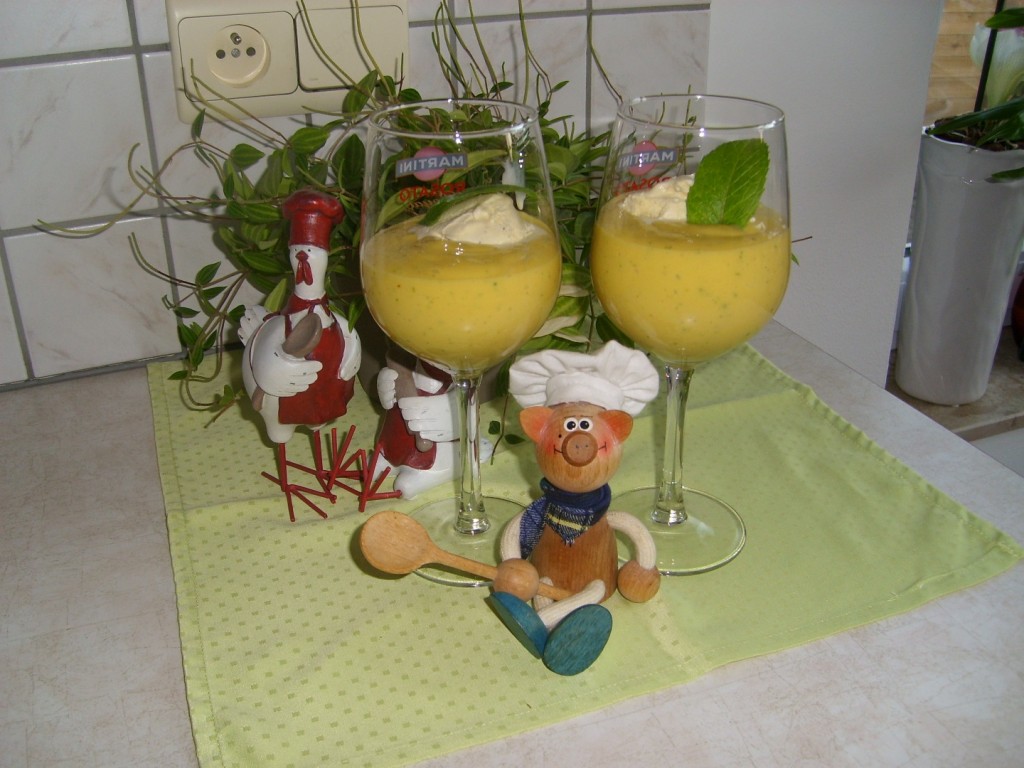 Dessert: surprise van mango