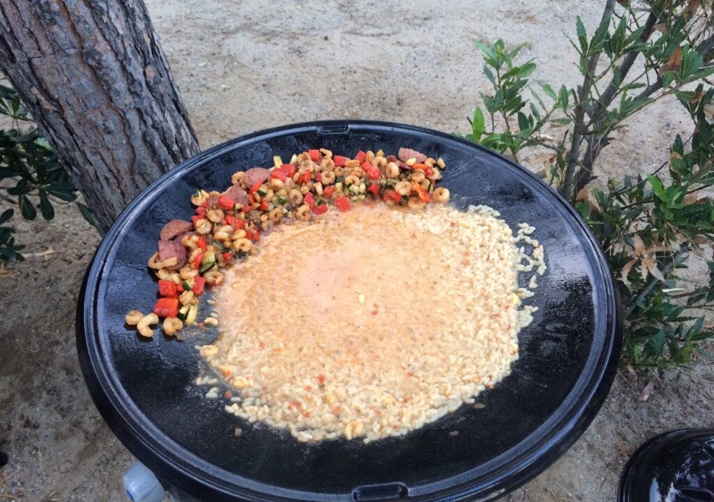 Paella uit de Skottelbraai