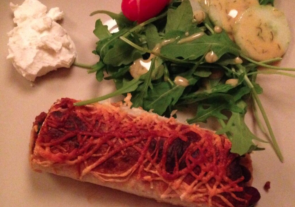Tortilla vegetarisch voor Tantelief