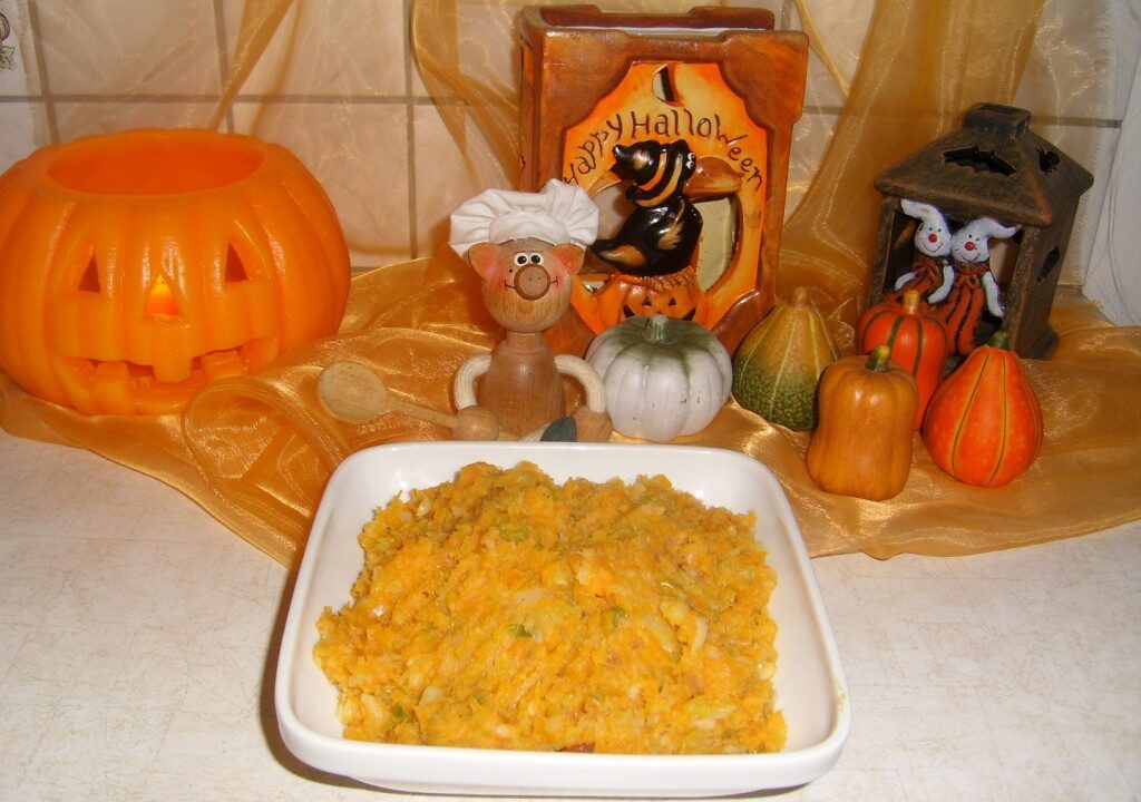 Aardappelpuree met spruiten