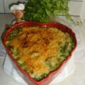 Pasta ovenschotel met kippen reepjes en spinazie