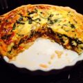 Quiche met snijbiet en zalm