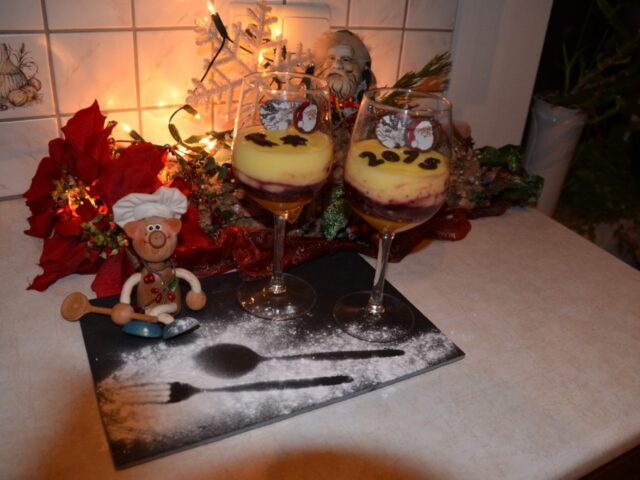 Dessert: pudding speciaal om in kerststemming te komen
