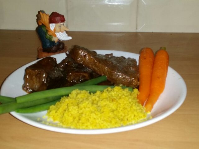 Stoofvlees met bokbier (Slowcooker)