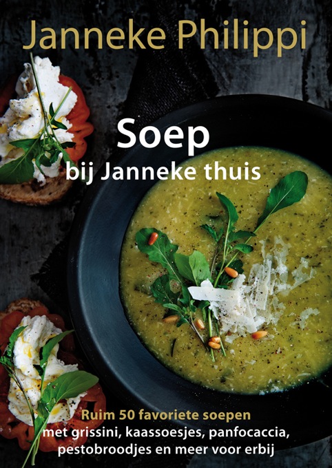Waterkerssoep met pestocroutons