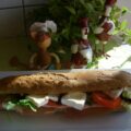 Brood: meergranen-baguette gevuld met heerlijkheden