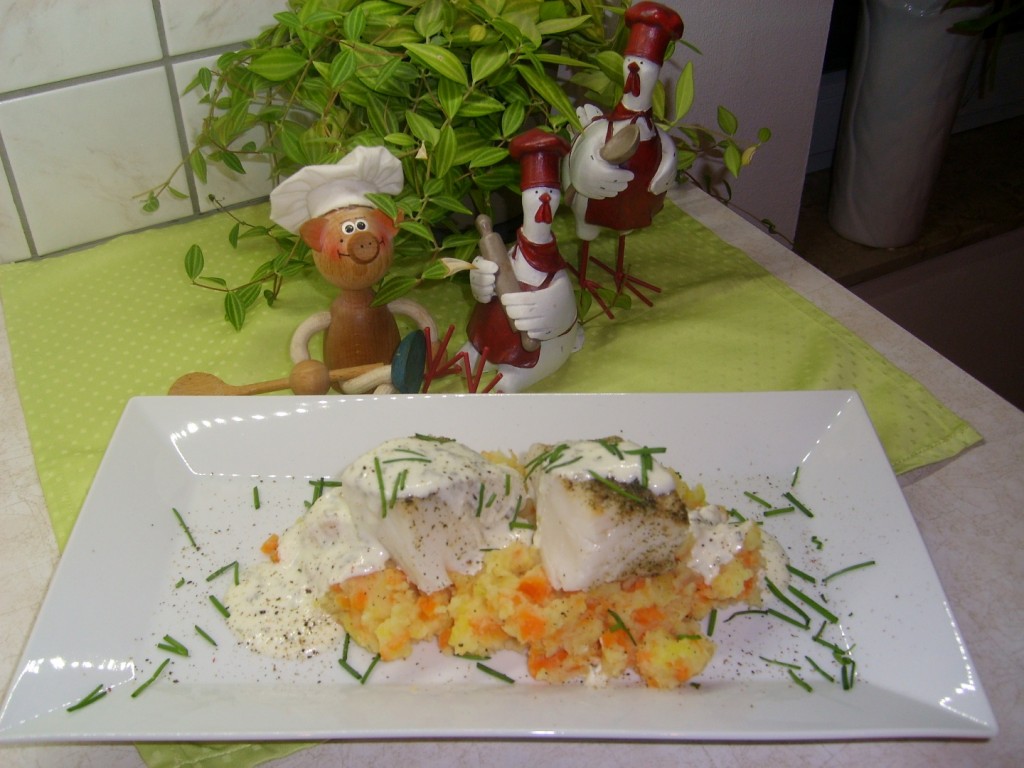 Dagschotel: wortelpuree met kabeljauw