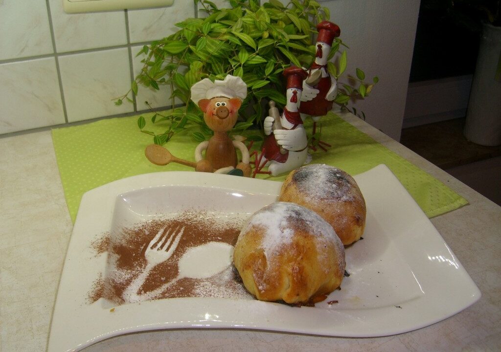 Dessert: appelbollen