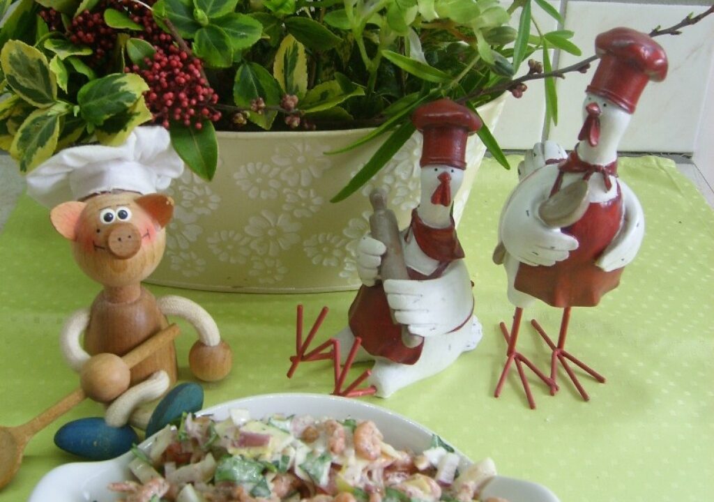 Salade: grijs ganalen met een vleugje Hooglandse Zandkruuers bitter