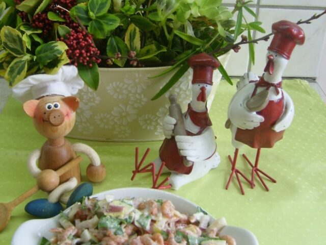 Salade: grijs ganalen met een vleugje Hooglandse Zandkruuers bitter