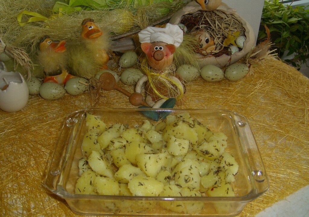 Aardappelen puur natuur met tijm