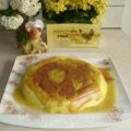 Dessert: vanillepudding met boudoir koekjes en rabarber