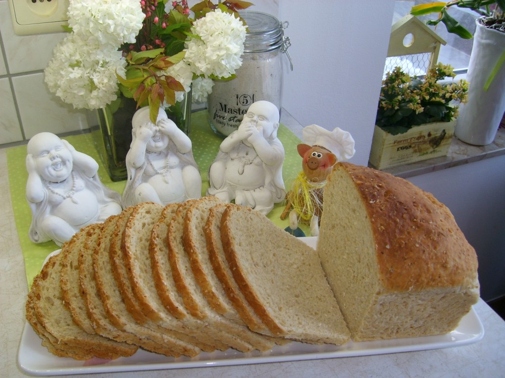 Brood: met havermout vlokken