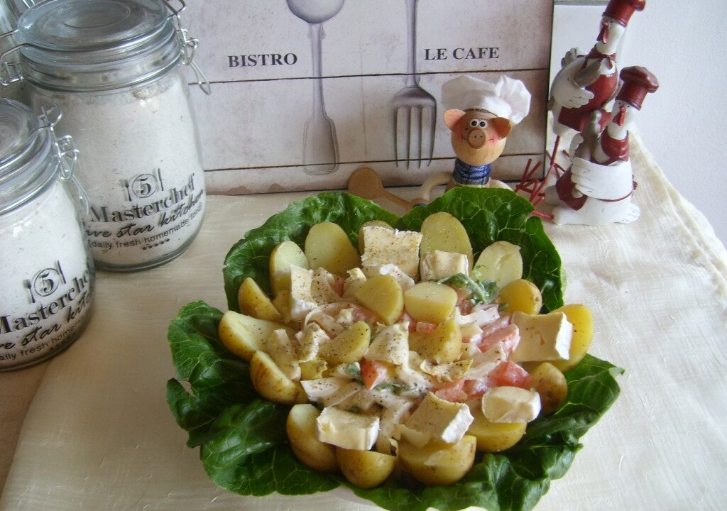Salade voor twee met alles erop en eraan