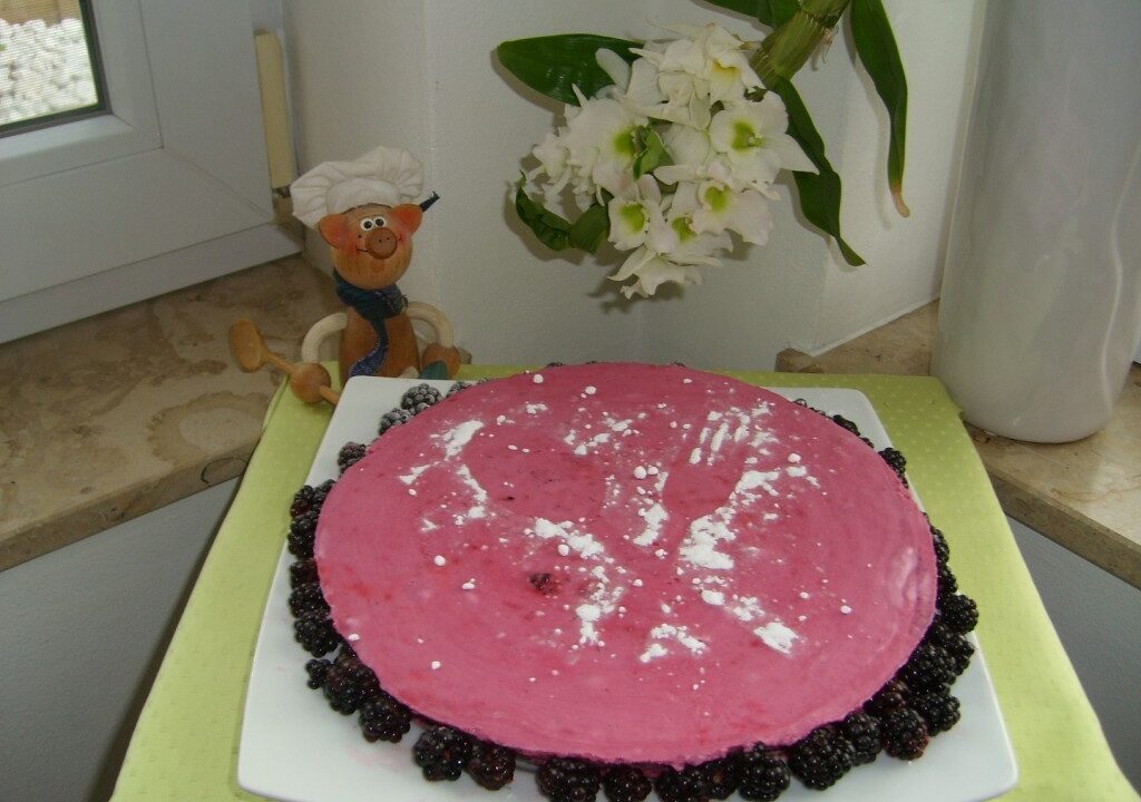Dessert: braambessen kaastaart