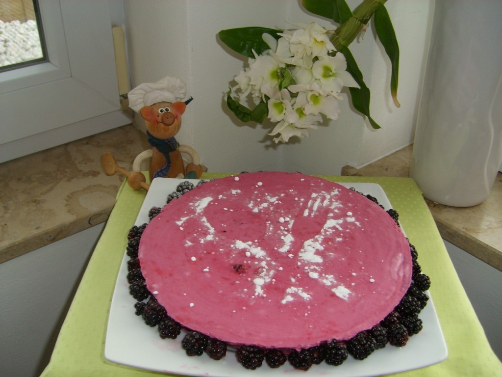 Dessert: braambessen kaastaart