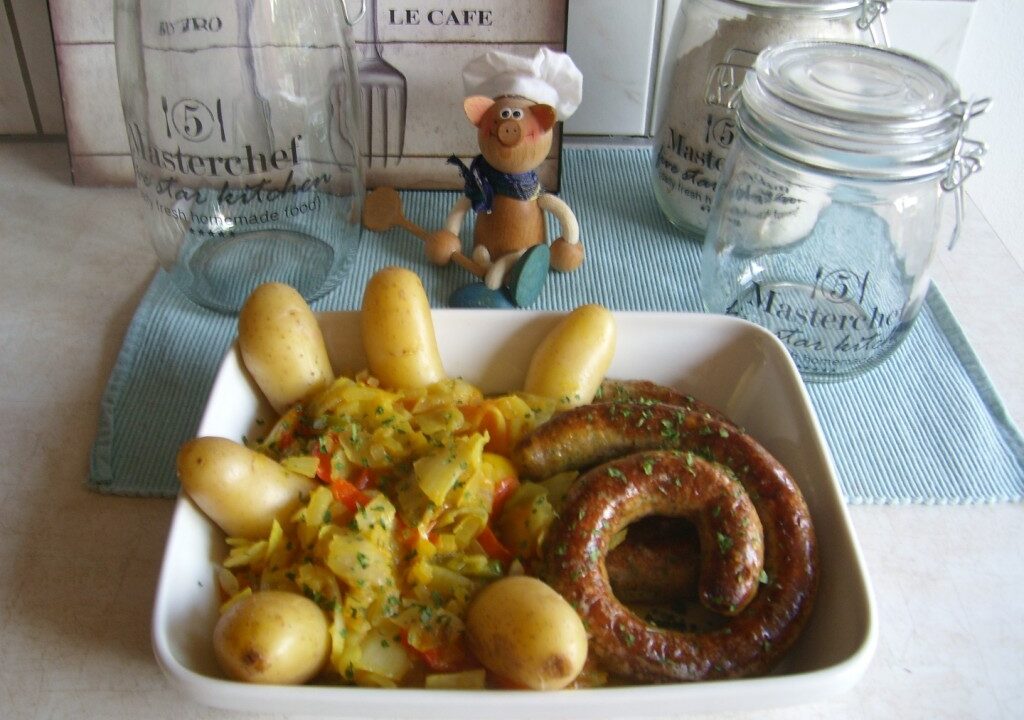 Dagschotel: kippenchipolata met krieltjes en hartelijke groenten