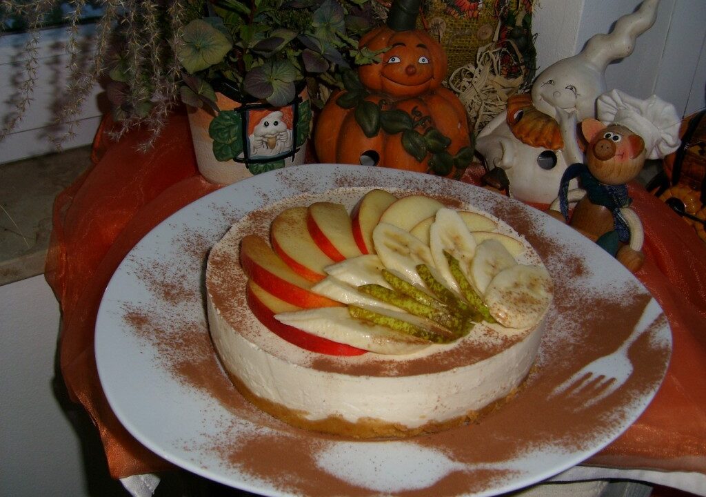 Dessert: Halloween plattekaastaart