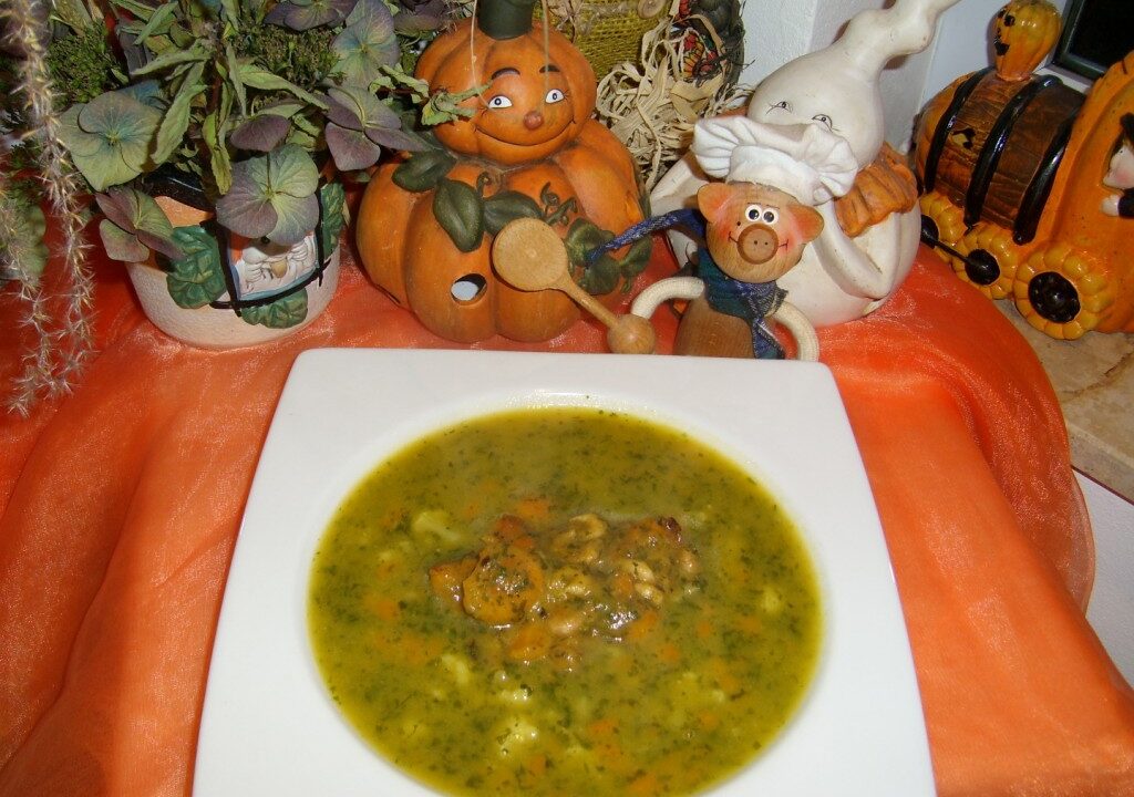 Soepje kleurrijk voor de herfst