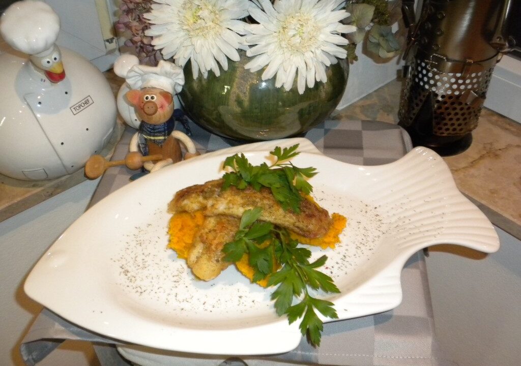 Dagschotel: surprise van puree met opgebakken kabeljauwfilet