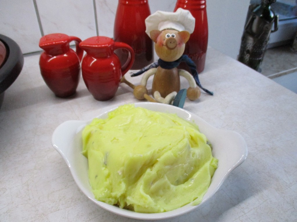 Aardappelpuree met bavaria blu