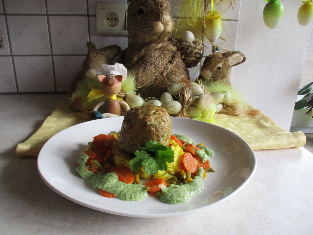 Vogelnestje op zijn paasbest