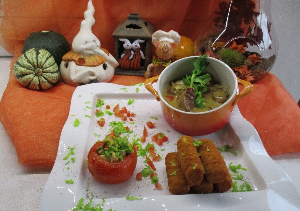 Dagschotel: feestelijk halloween gerecht