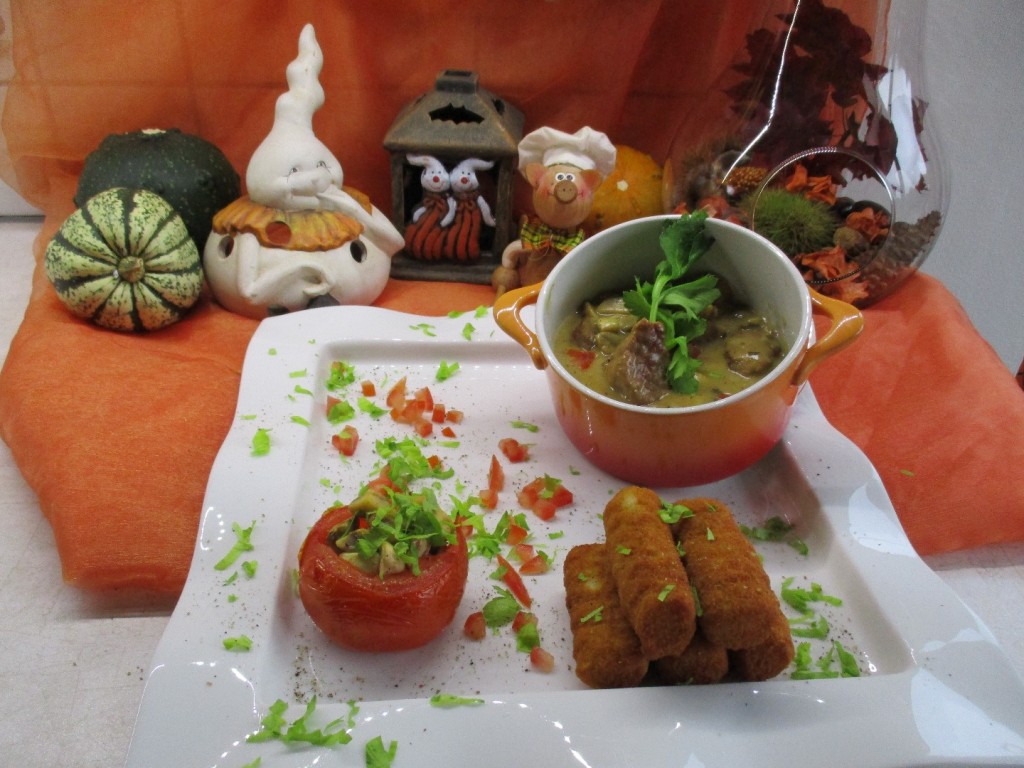 Dagschotel: feestelijk halloween gerecht