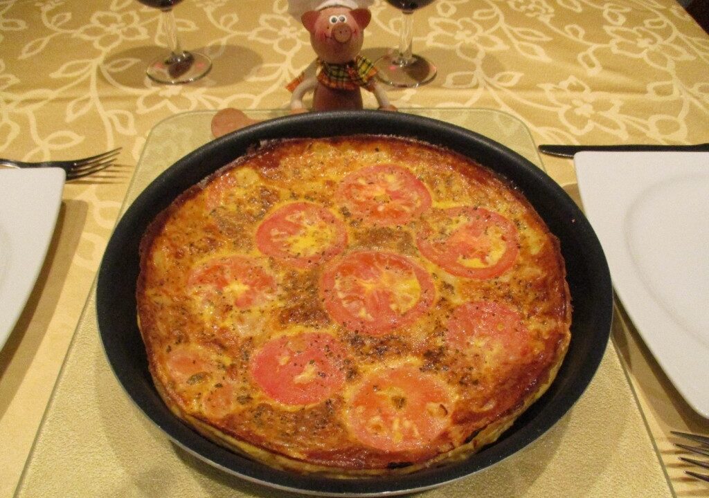 Omelet tomaat pittig gekruid