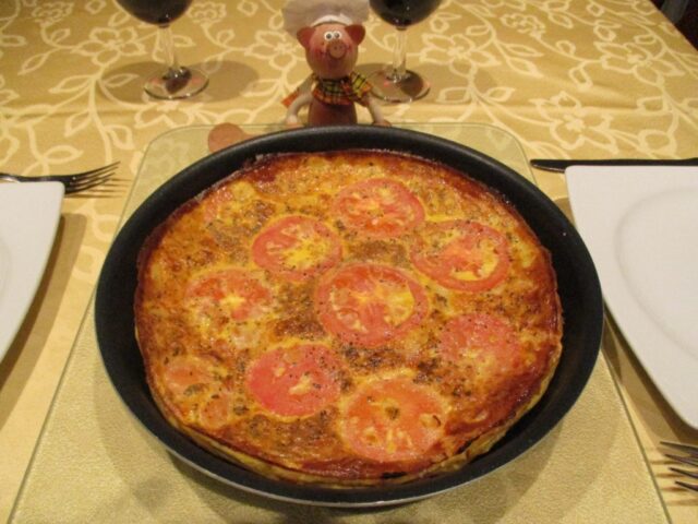 Omelet tomaat pittig gekruid