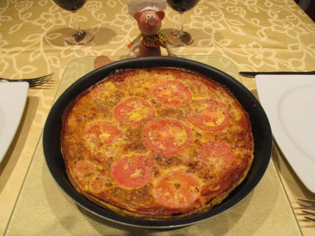 Omelet tomaat pittig gekruid