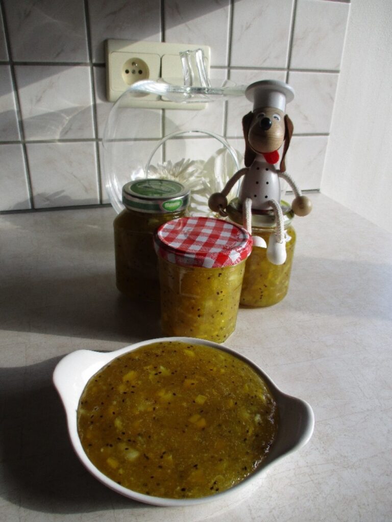 Confituur: kiwi, ananas en mango