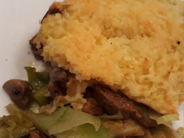 Shoarma – prei schotel uit de oven