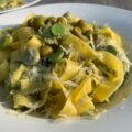 Pasta met tuinbonen