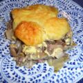 Ovenschotel met witlof, gehakt en (kastanje)champignons