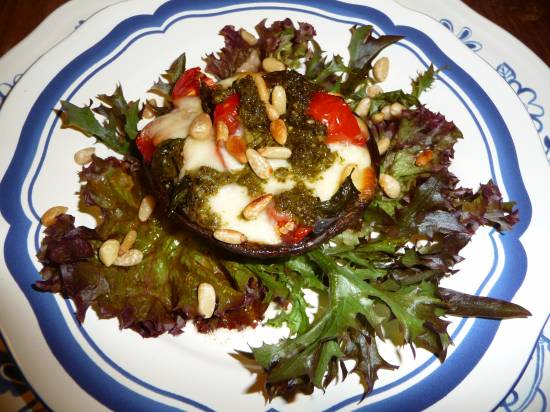 Portobello met “Caprese” vulling