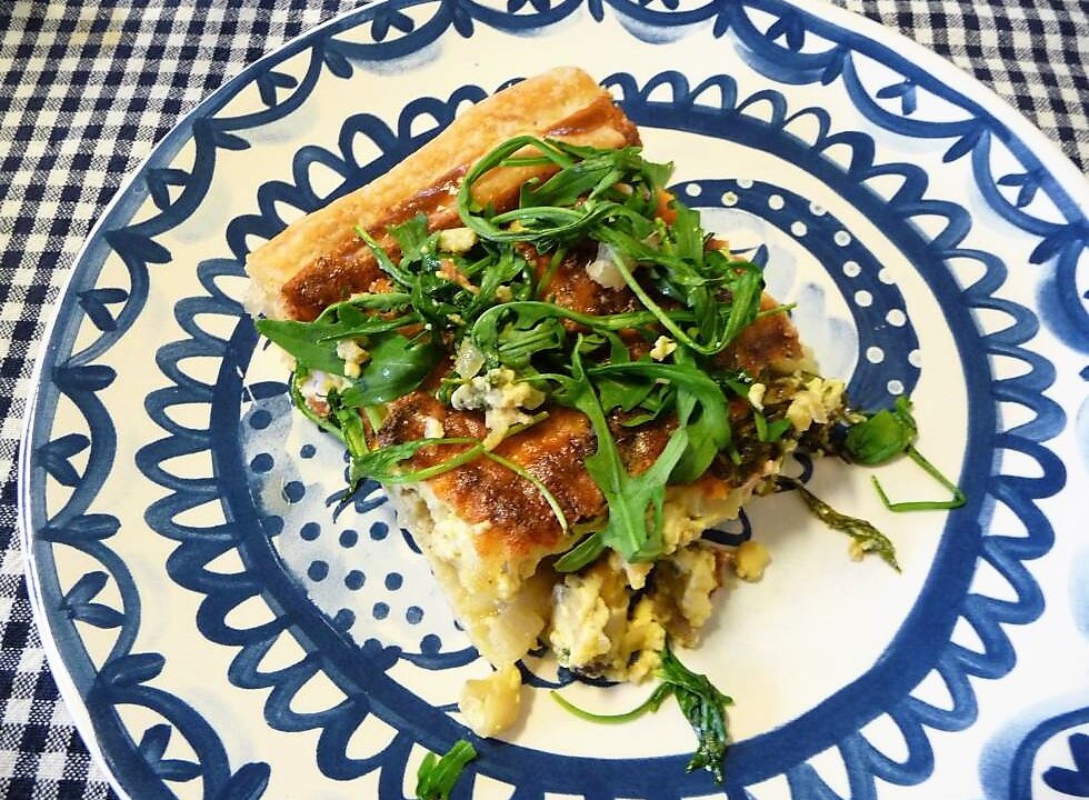 Zeevruchten Quiche met Rucola