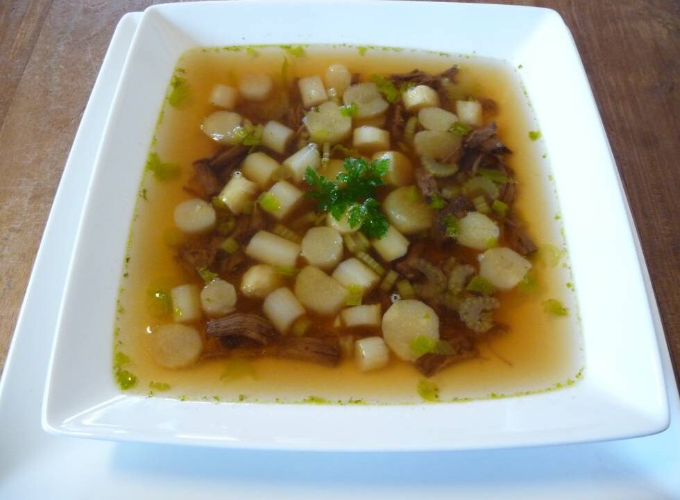 “Zondagse” soep met asperges