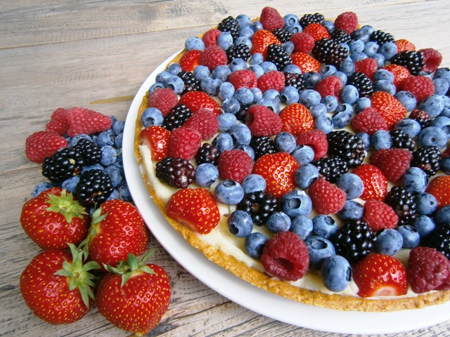 Bosvruchtenvlaai (taart)