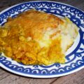 Bloemkool ovenschotel met kip/kerrie/ananas
