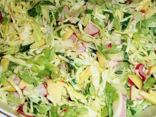 Frisse spitskoolsalade