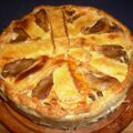 Quiche met paddenstoelen en brie